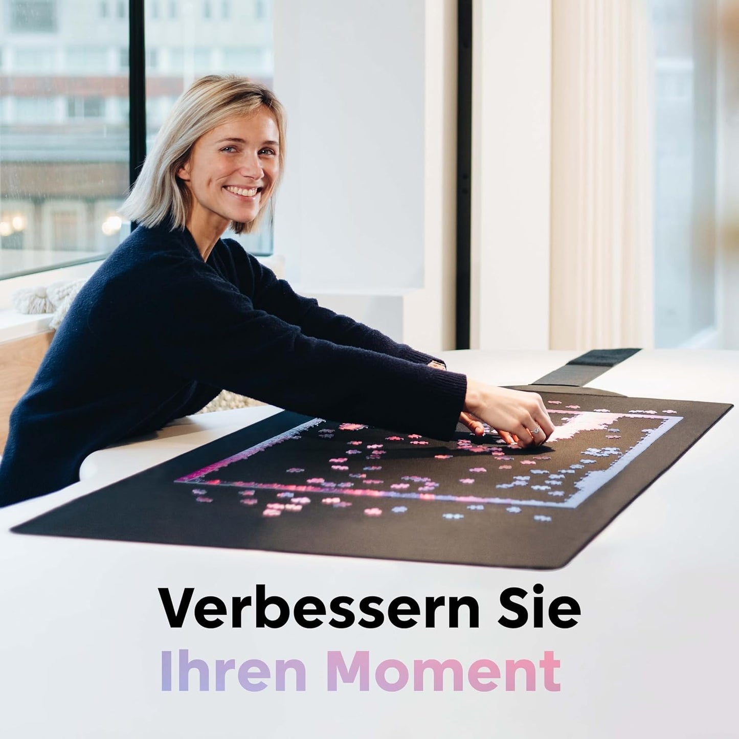 Puzzlematte Rolle bis 3000 Teile (95 x 150 cm), 3000 Teilen mit Ökologische Verpackung