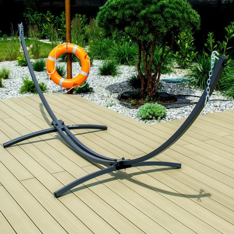 Hängemattengestell - Zusammenklappbar, bis 250 kg, Graphit