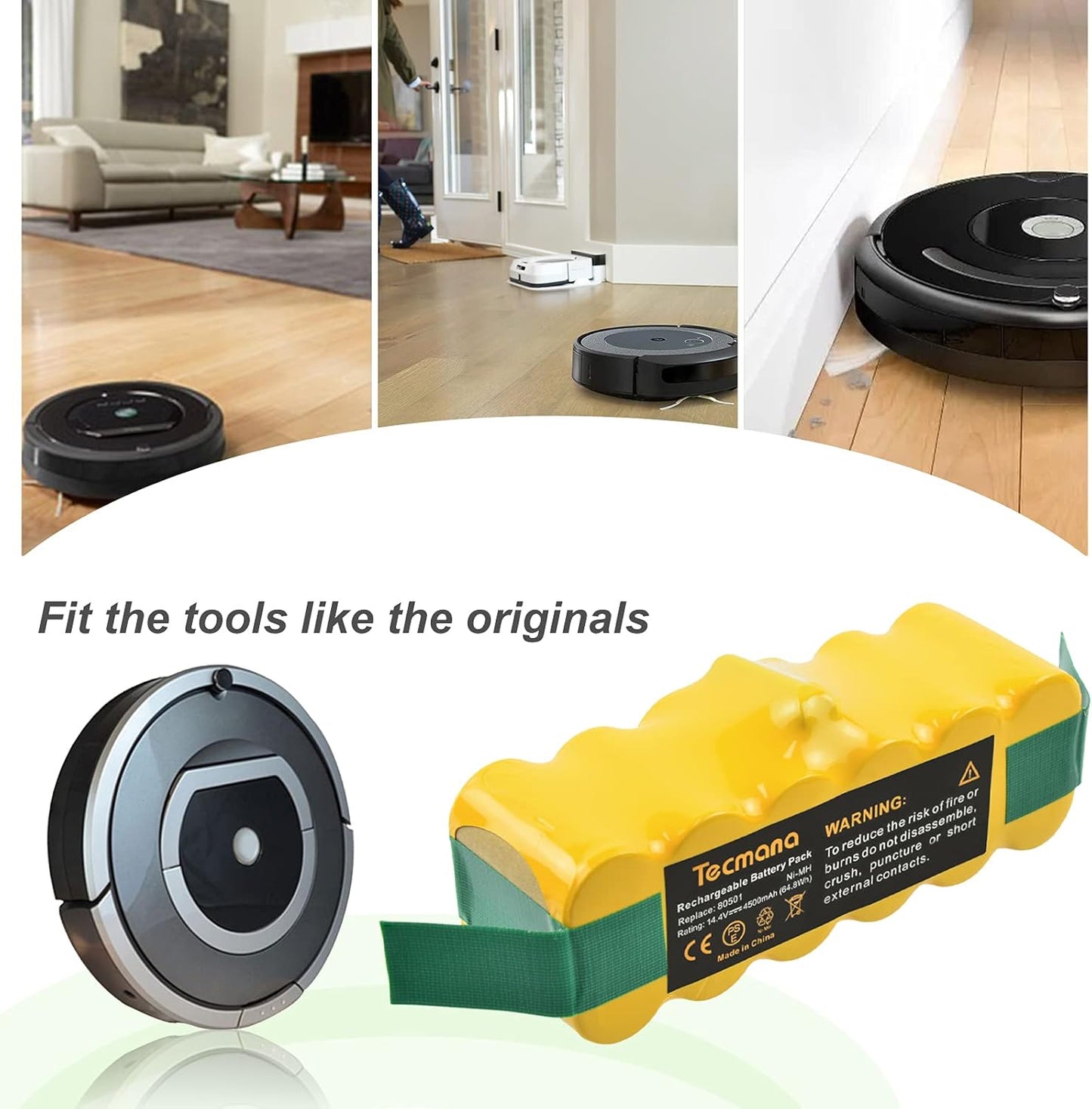 Ersatzakku für iRobot Roomba Modelle 500 bis 800
