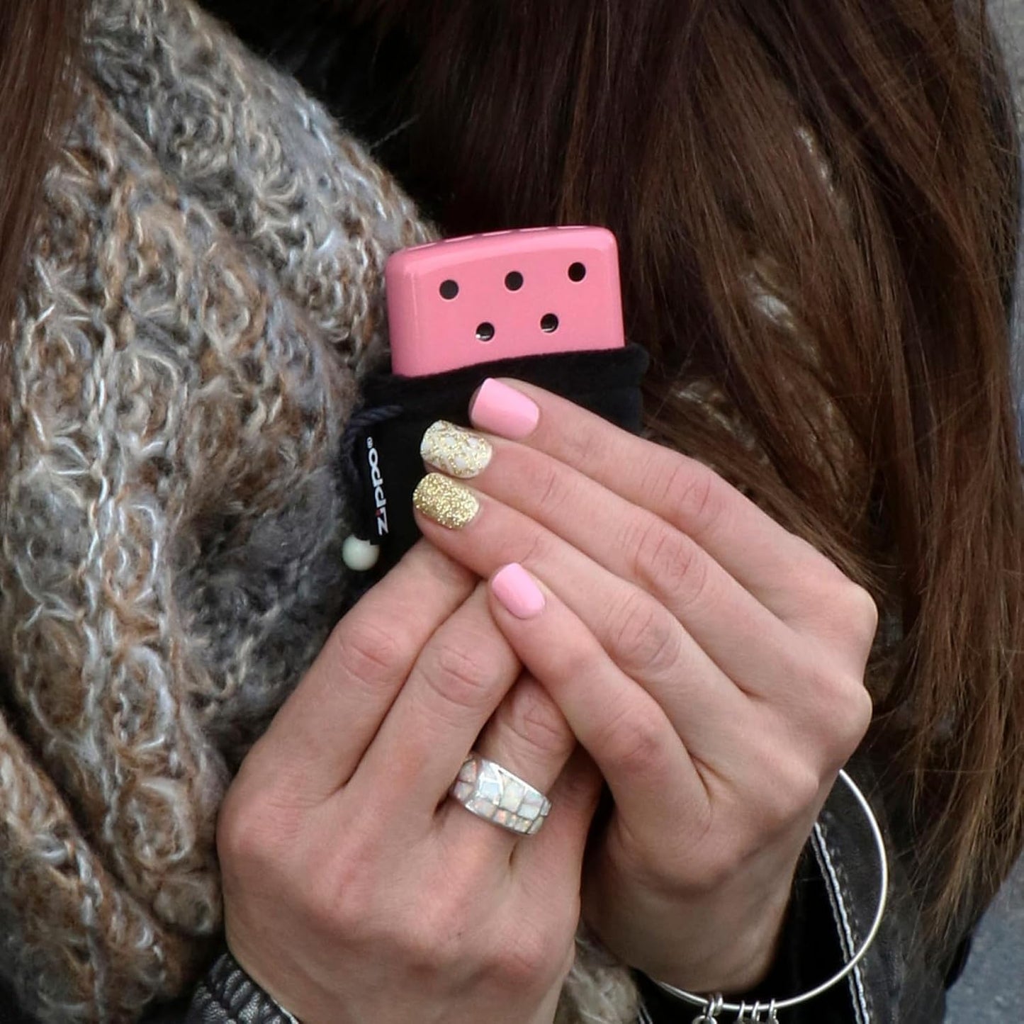 Wiederverwendbarer Handwärmer, Pink
