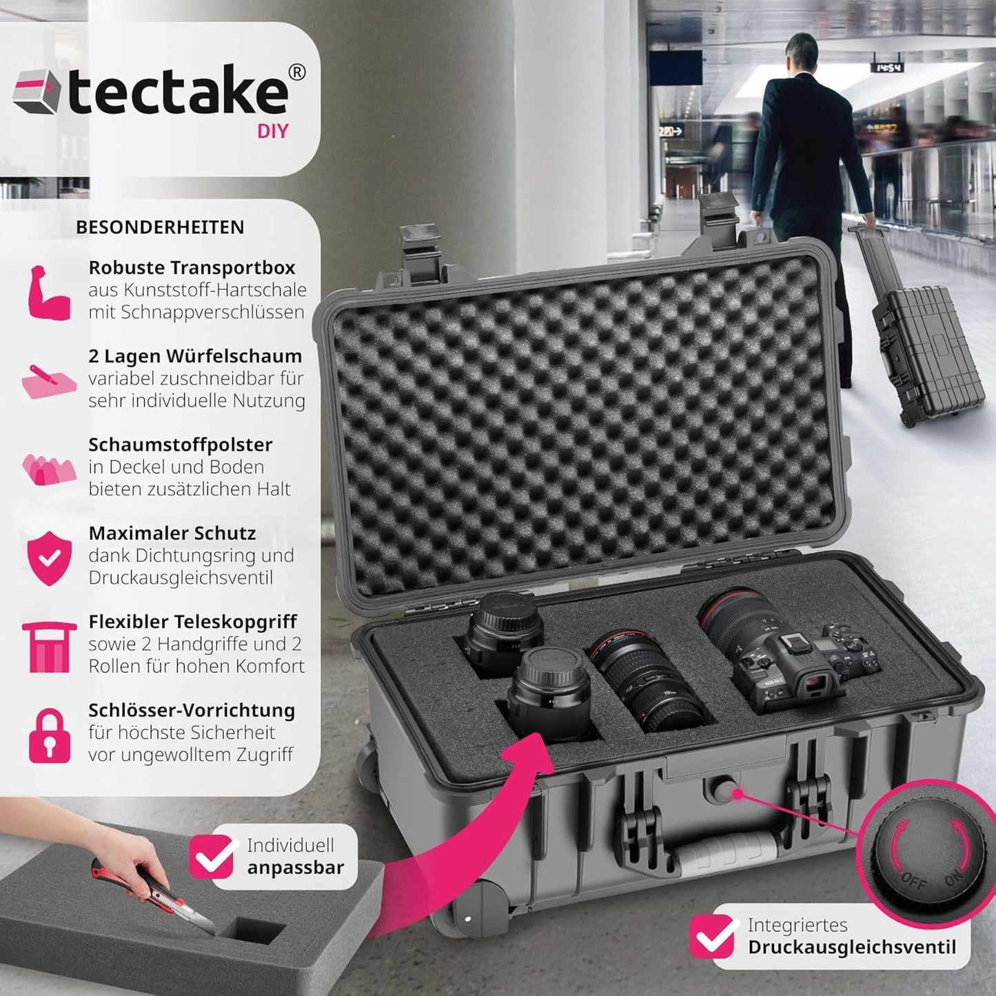 Transportkoffer, Transportkoffer Rollbar