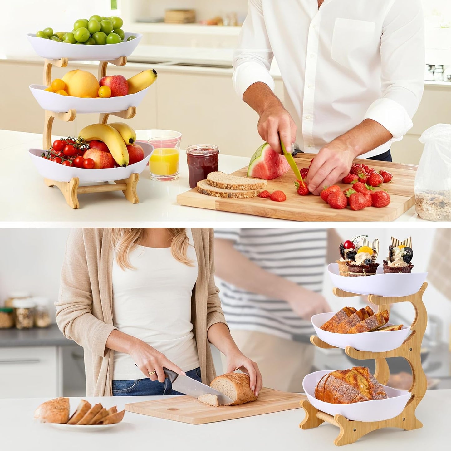 3-stöckige Etagere