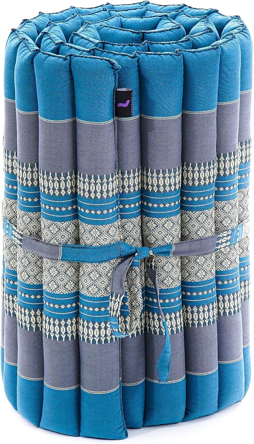 Faltbare Bodenmatratze Sf22 mit Kapok-Füllung, S: 190x50 cm Sf22 - Blau