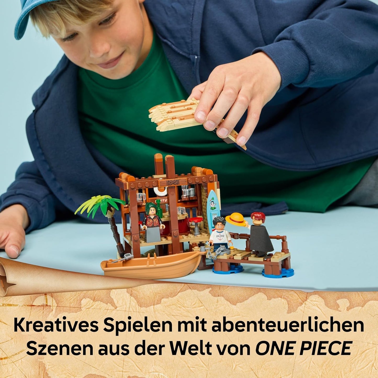 One Piece Hütte im Windmühlendorf