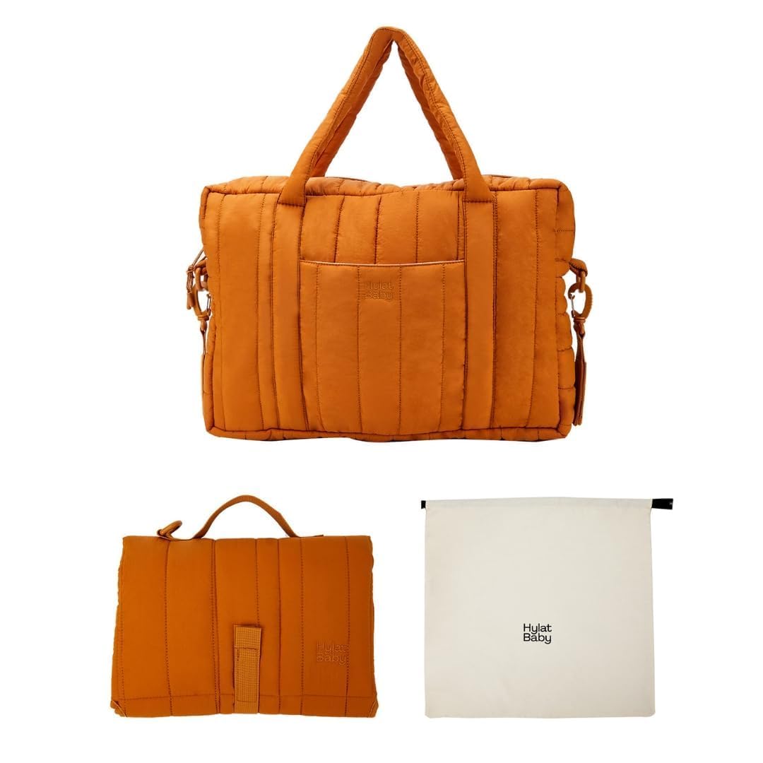 Wickeltasche mit Wickelunterlage, Braun Wickeltasche mit Wickelunterlage