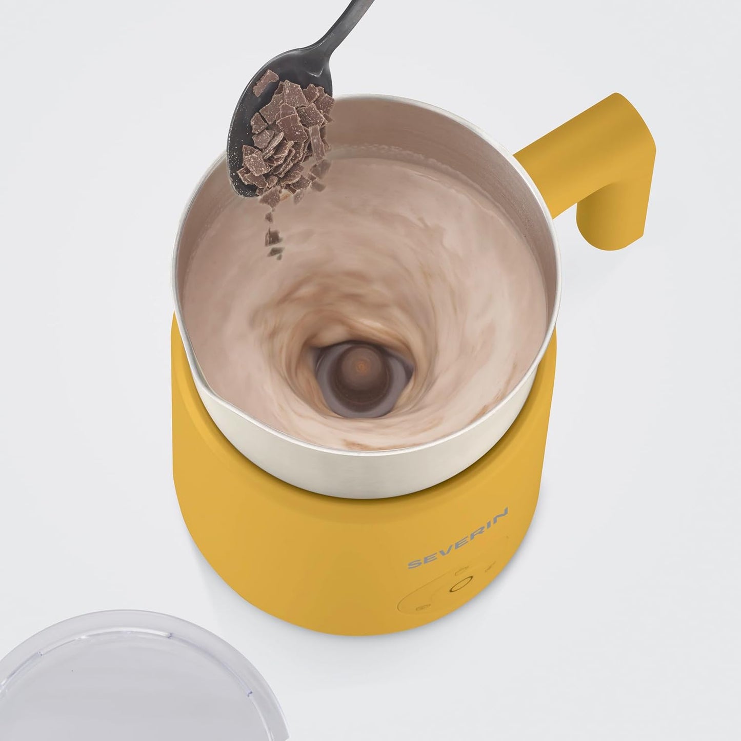 Induktions-Milchaufschäumer SM 3597 mit Schokoladenfunktion, Gelb