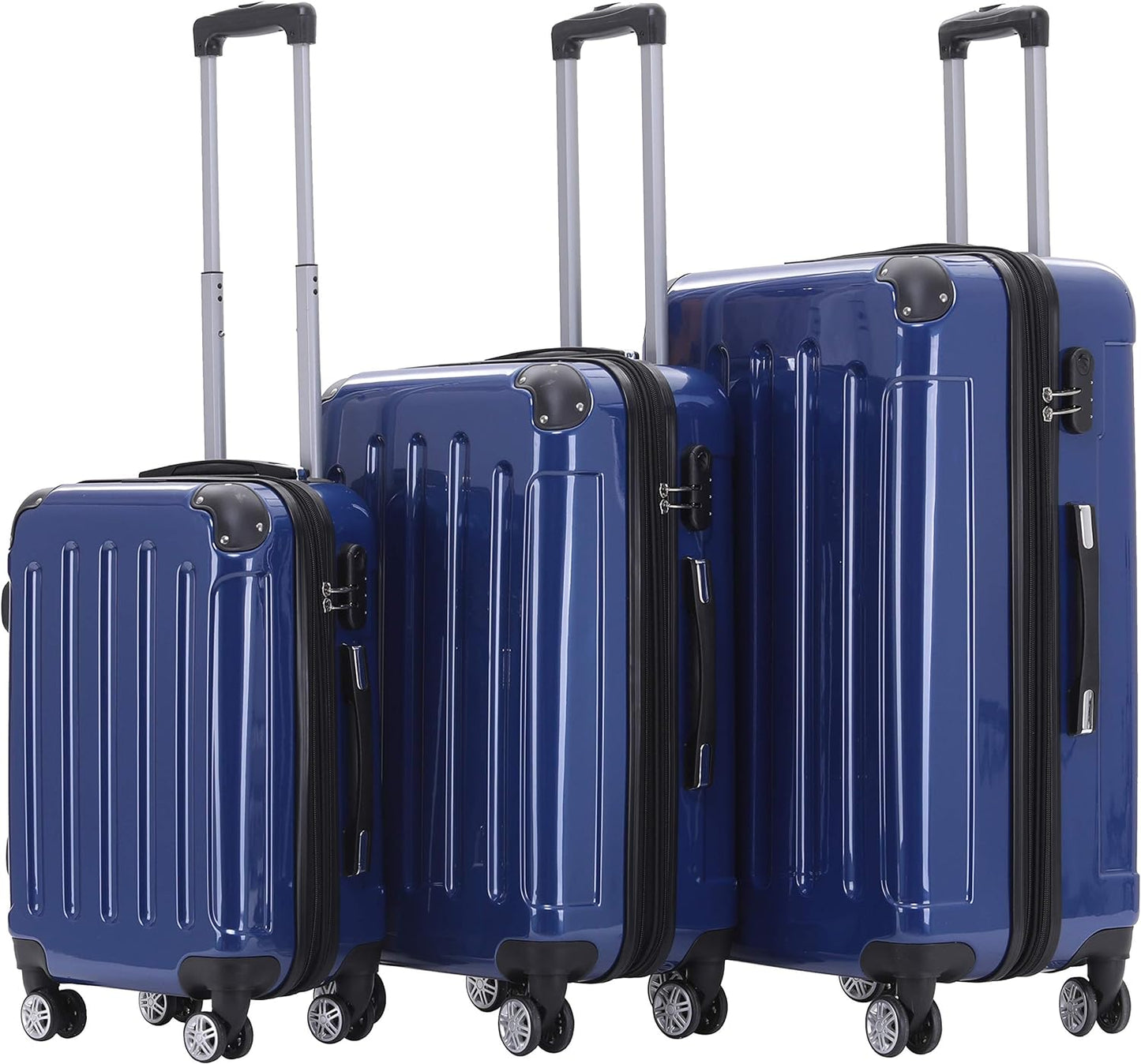 3er Kofferset, Blau