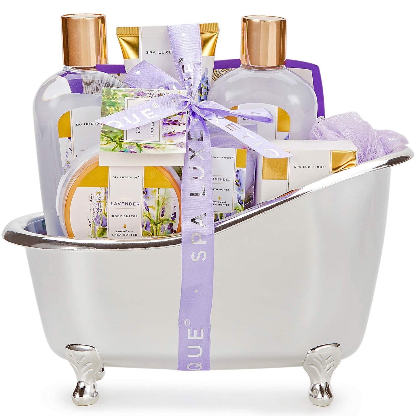 8-teiliges Bade Geschenkset Lavendelduft, Lavendel