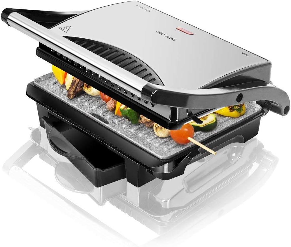 Rock´n Grill mit Antihaftbeschichtung, Inox 1000 W