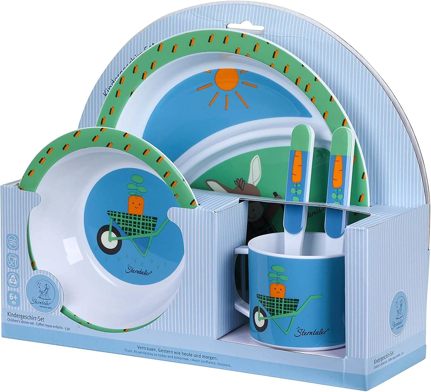 Kindergeschirr-Set, EmmiGirl Rosa