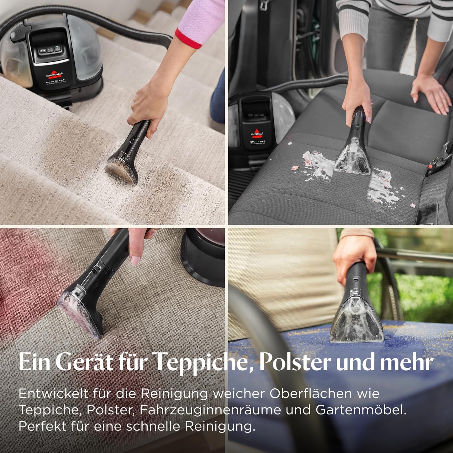 Akku Polster- & Teppichreiniger, Cordless (Compact)