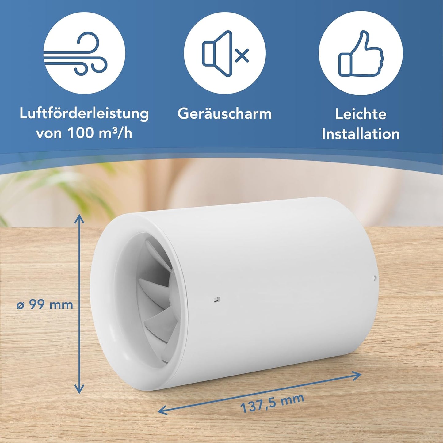 Rohrventilator Silencio Tubo