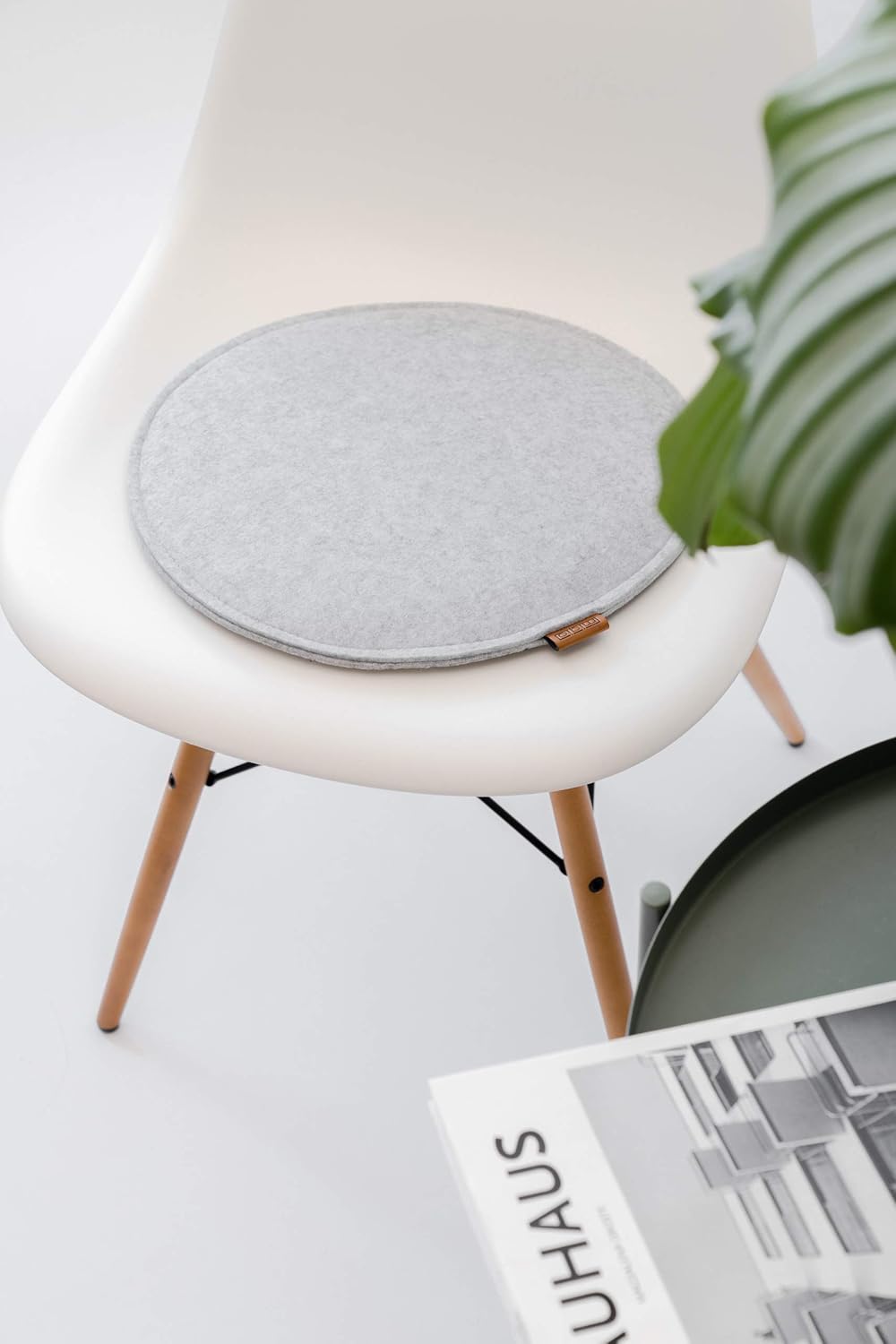 Sitzkissen mit Antirutsch-Funktion, 2er-Set, 35 cm, 2er-Set Graumeliert