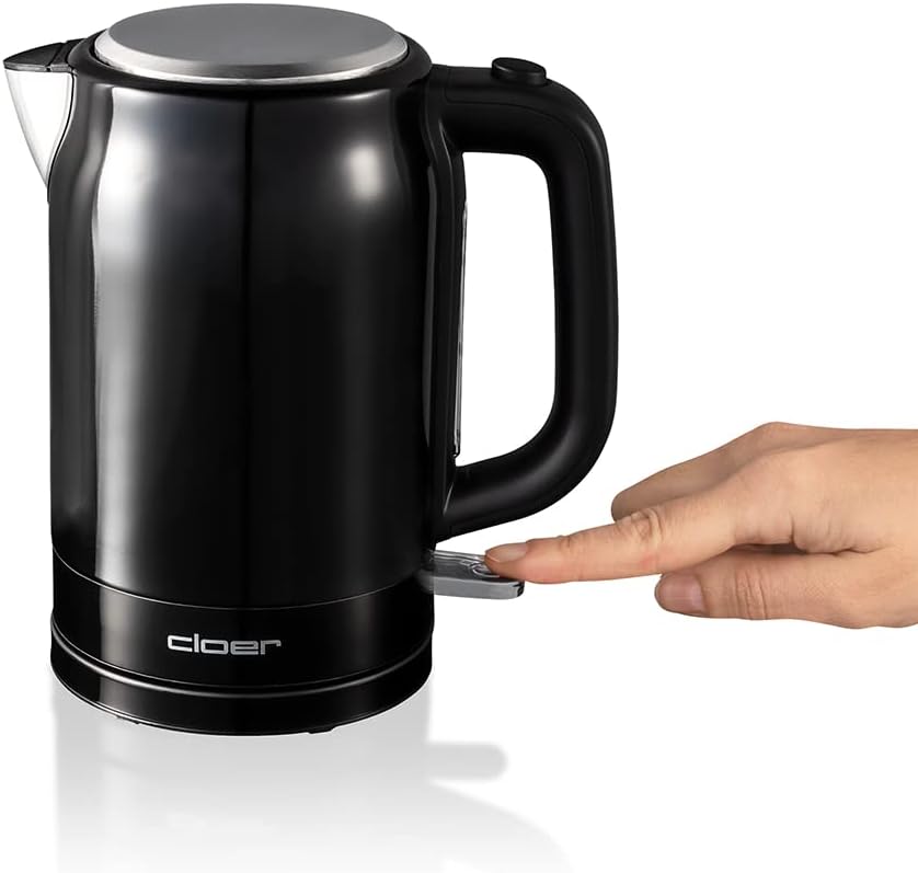 Wasserkocher 4520, Wasserkocher 1,7 Liter Schwarz