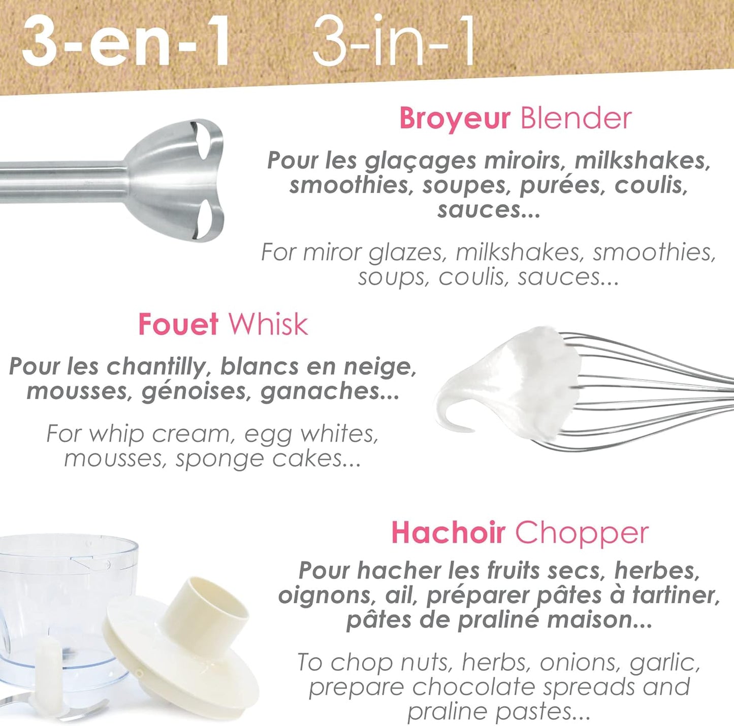 3-in-1 Stabmixer Set