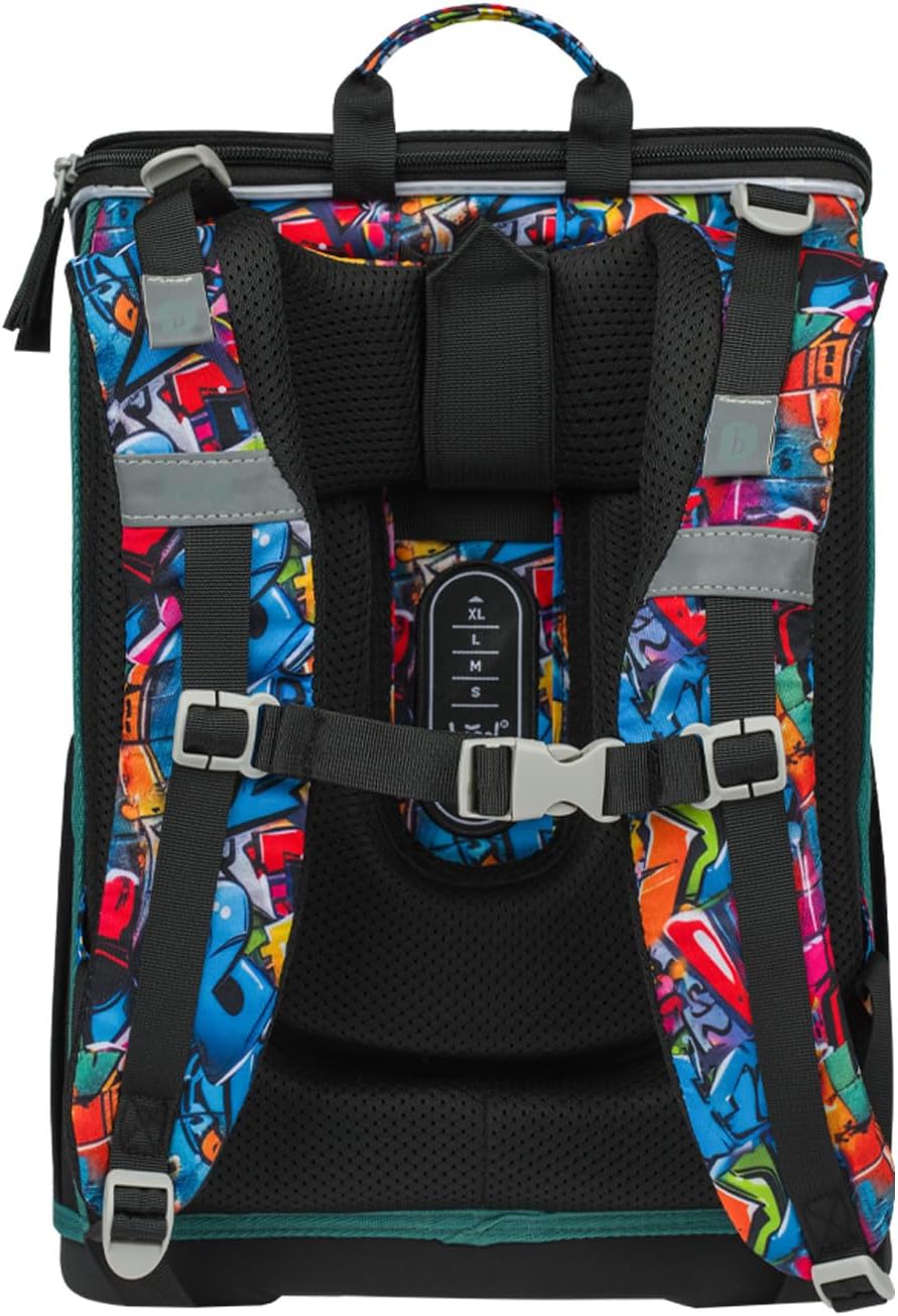 Schulranzen-Set (3-teilig) 18L Ergonomisch, Skatepark