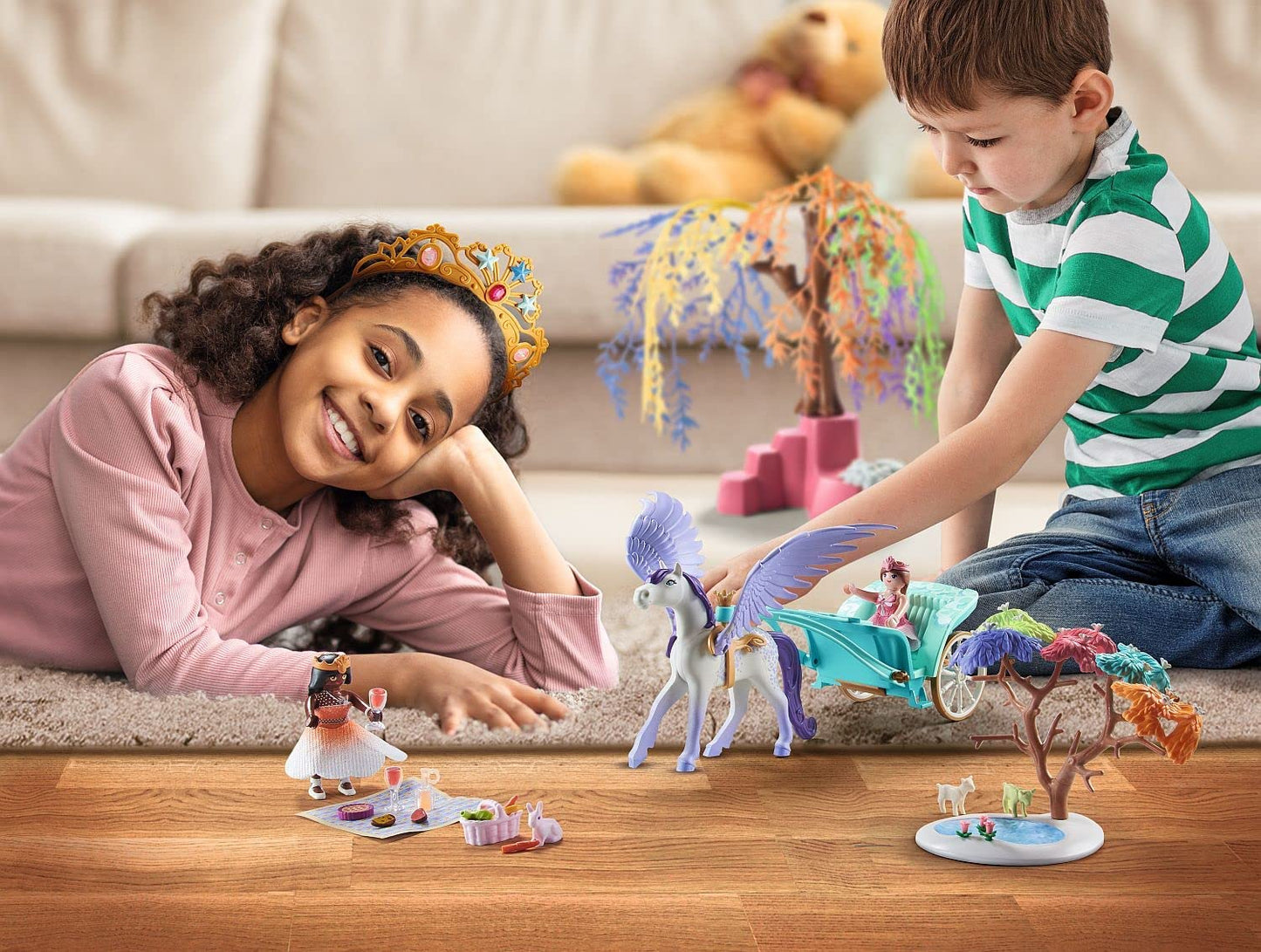 71246 Picknick mit Pegasuskutsche, Konstruktionsspielzeug