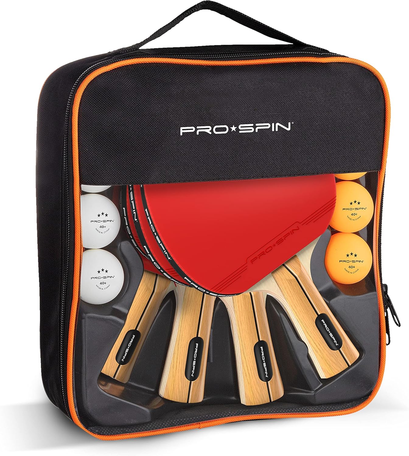 Tischtennis-Set für 4 Spieler, Set für 4 Spieler
