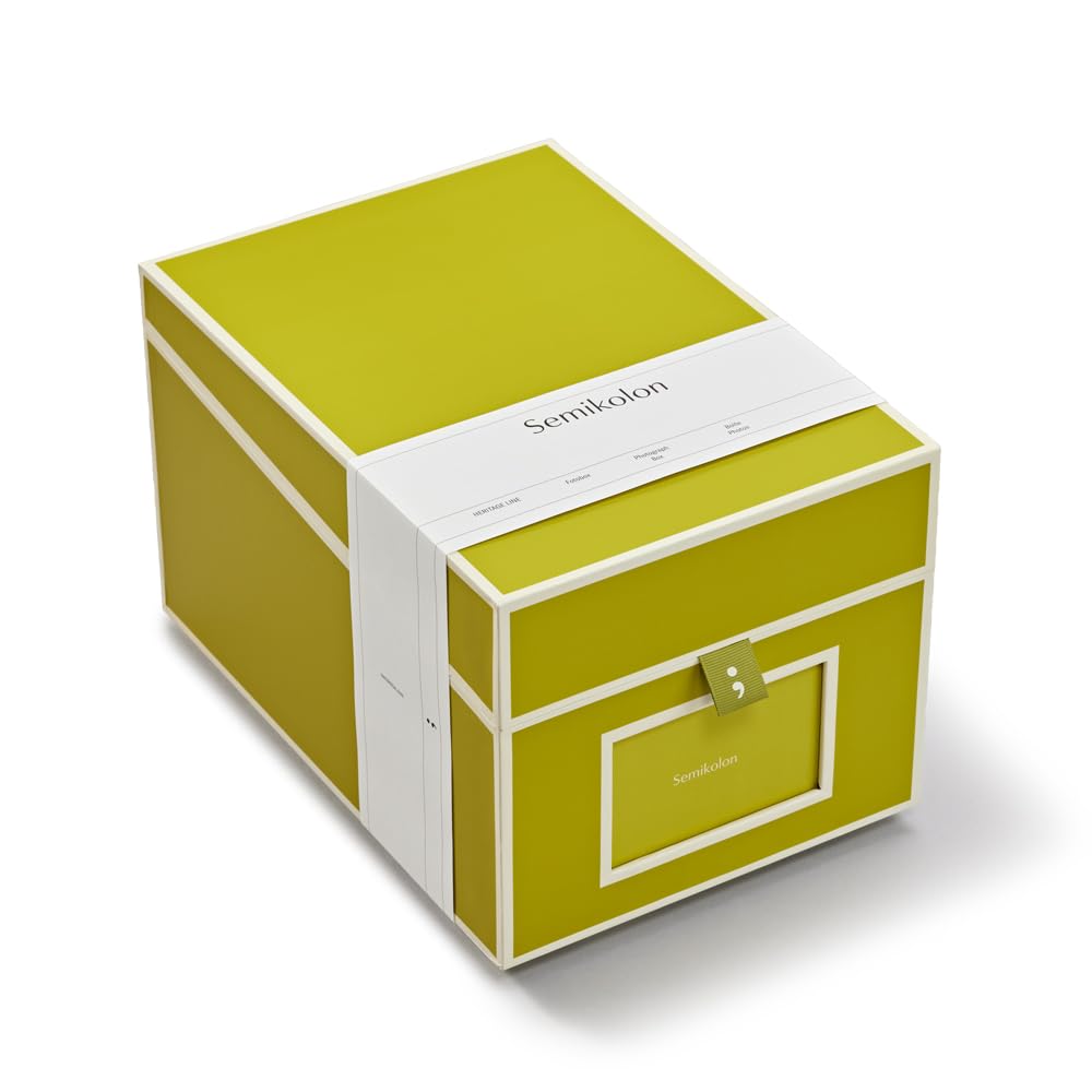 CD- und Fotobox für 10 x 15 cm Fotos, Matcha Large