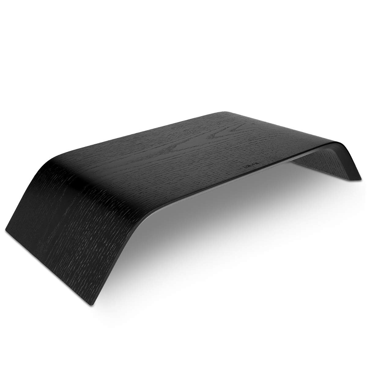 Monitorständer, Eichenholz Schwarz