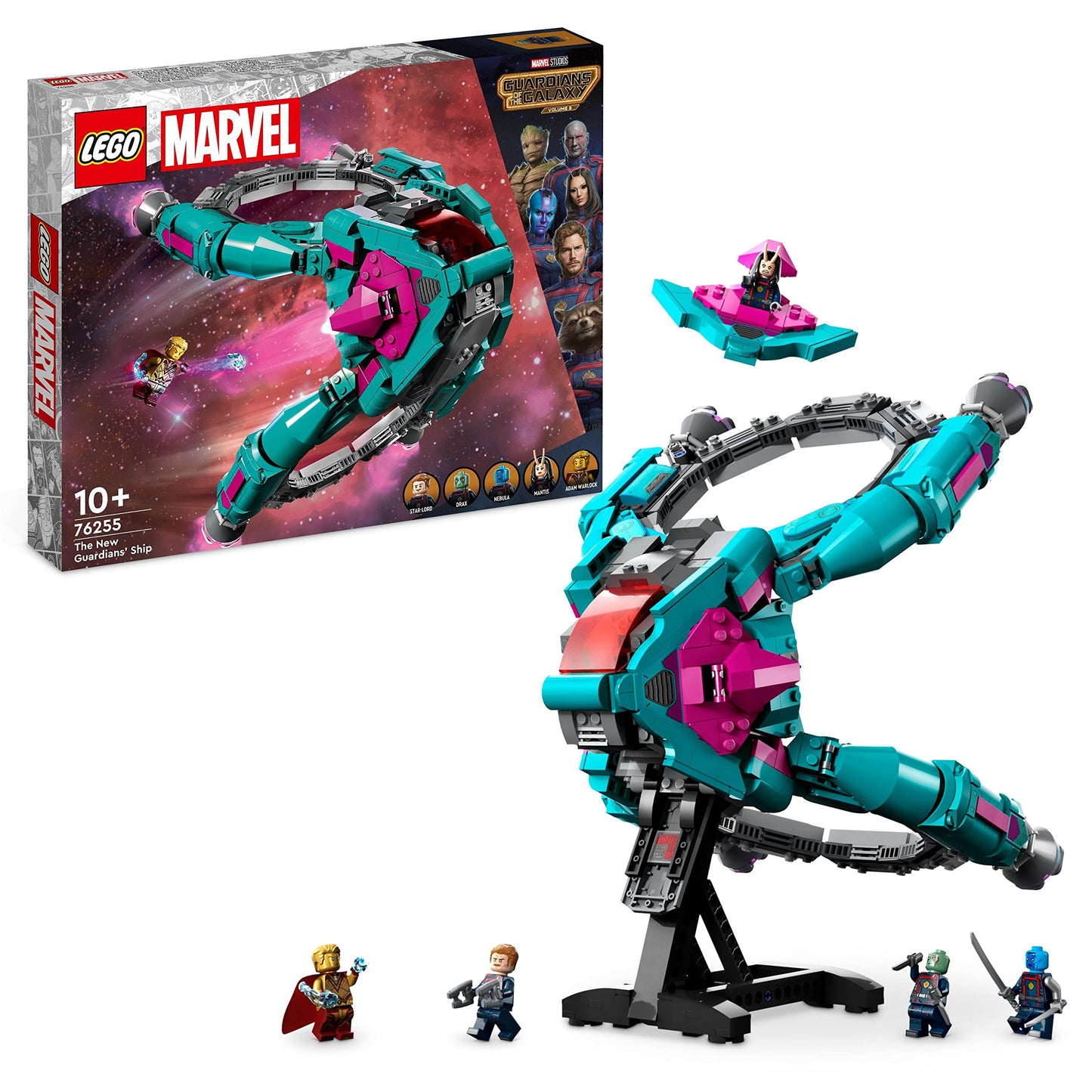 76255 Marvel Das neue Schiff der Guardians, Konstruktionsspielzeug, Single