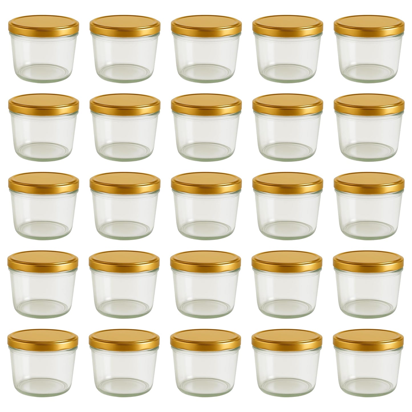 Marmeladengläser Set mit Deckel, 230 ml 25