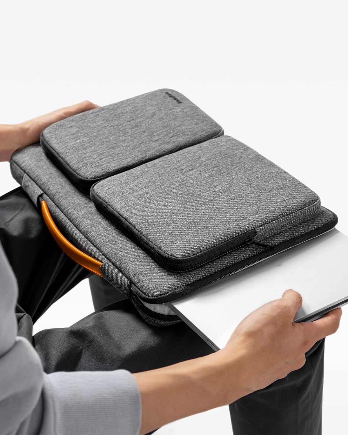 360° Laptop-Schutzhülle für 16", 16 Zoll für MacBook Pro 16 Grau