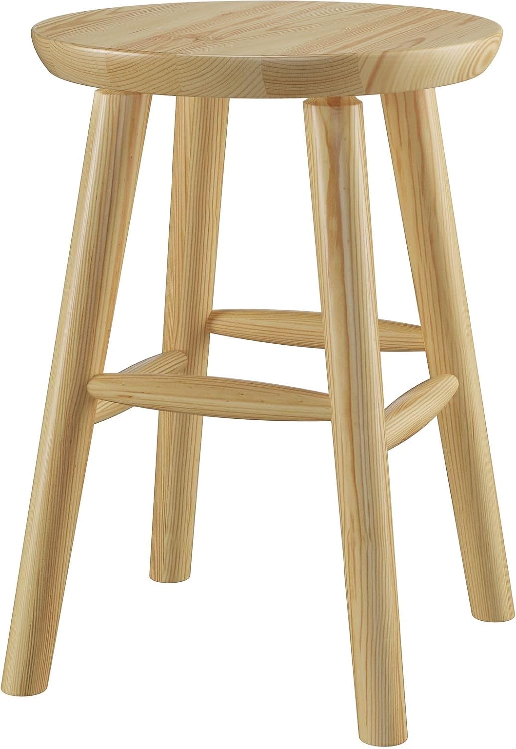 Runder Holzhocker, Skandinavisch