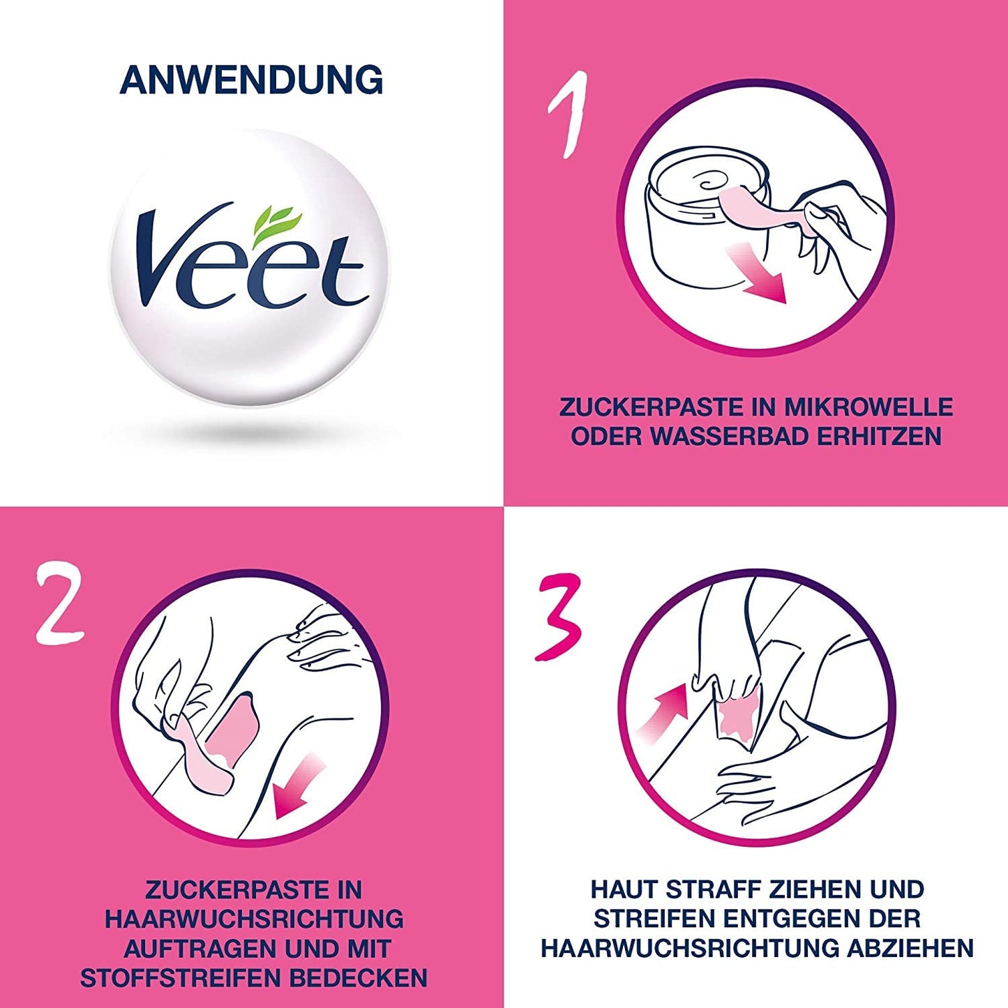 2er Pack Sugaring Zuckerpaste zur Haarentfernung