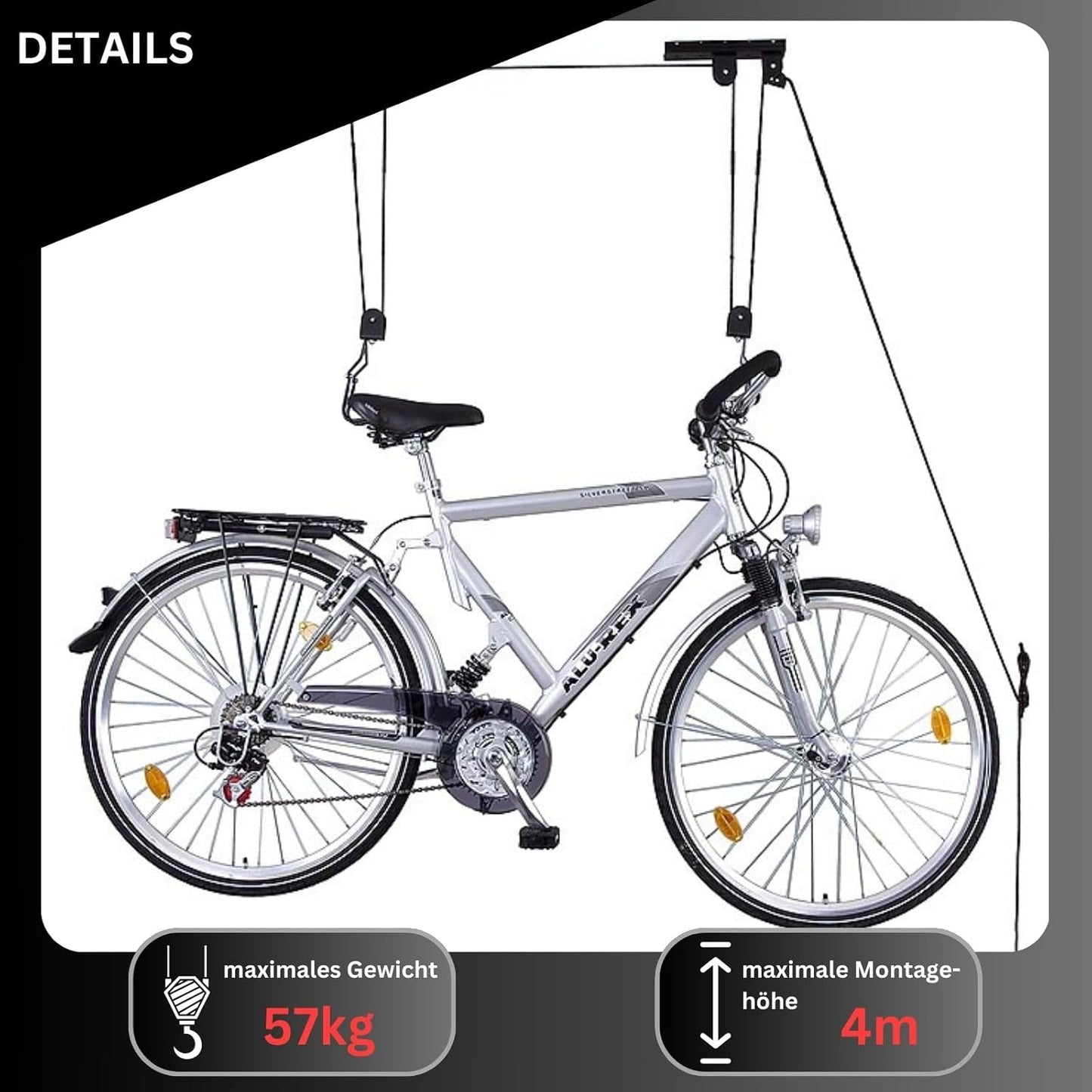 Velolift Plus Deckenhalterung