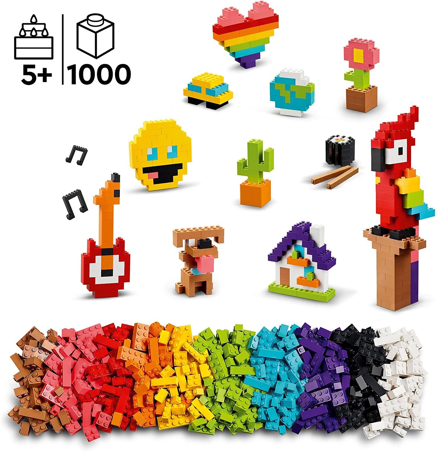 11030 Classic Grosses Kreativ-Bauset, Konstruktionsspielzeug, Single