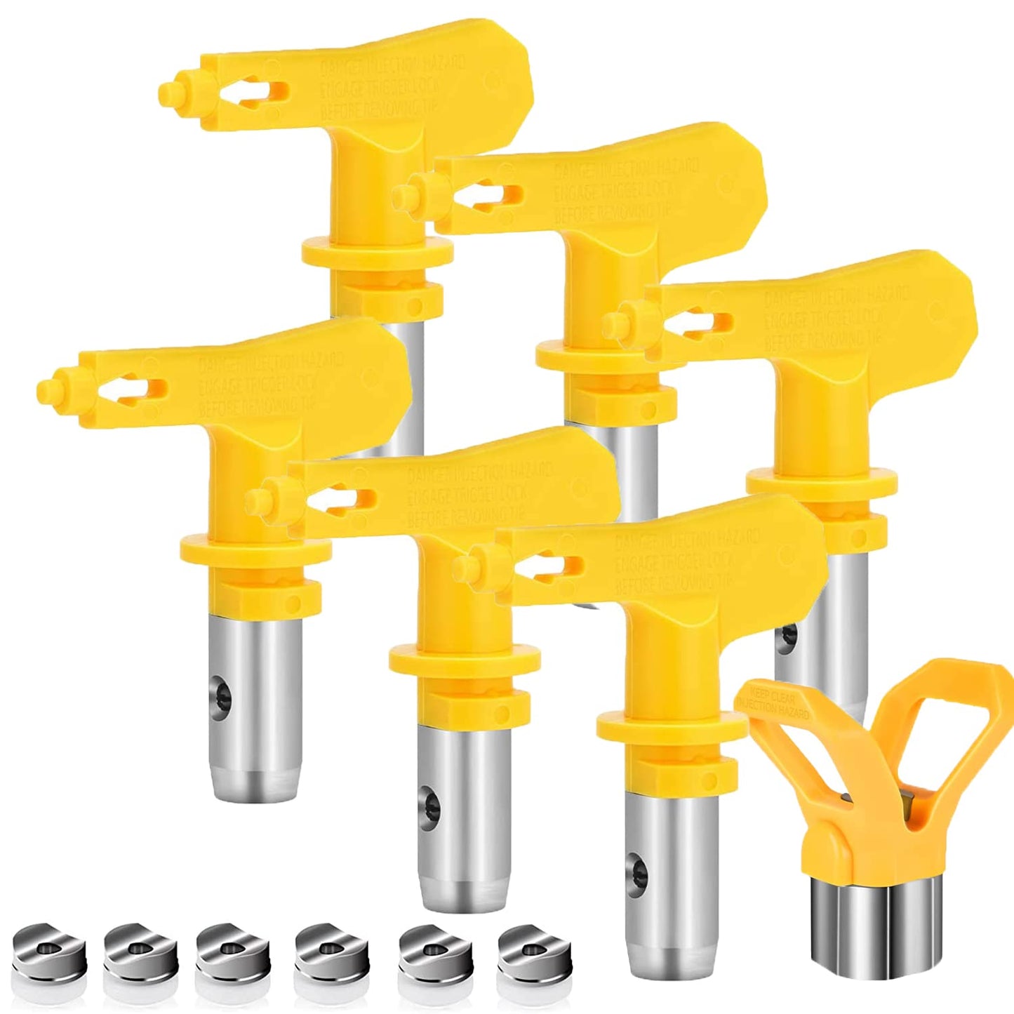Airless Sprühdüsen-Set, 413,415,417,419,423,425