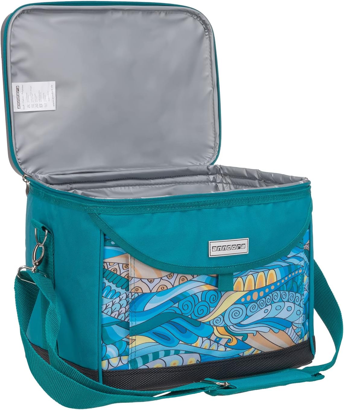 Kühltasche 22 L Picknick-Kühlbox, OCEAN türkis