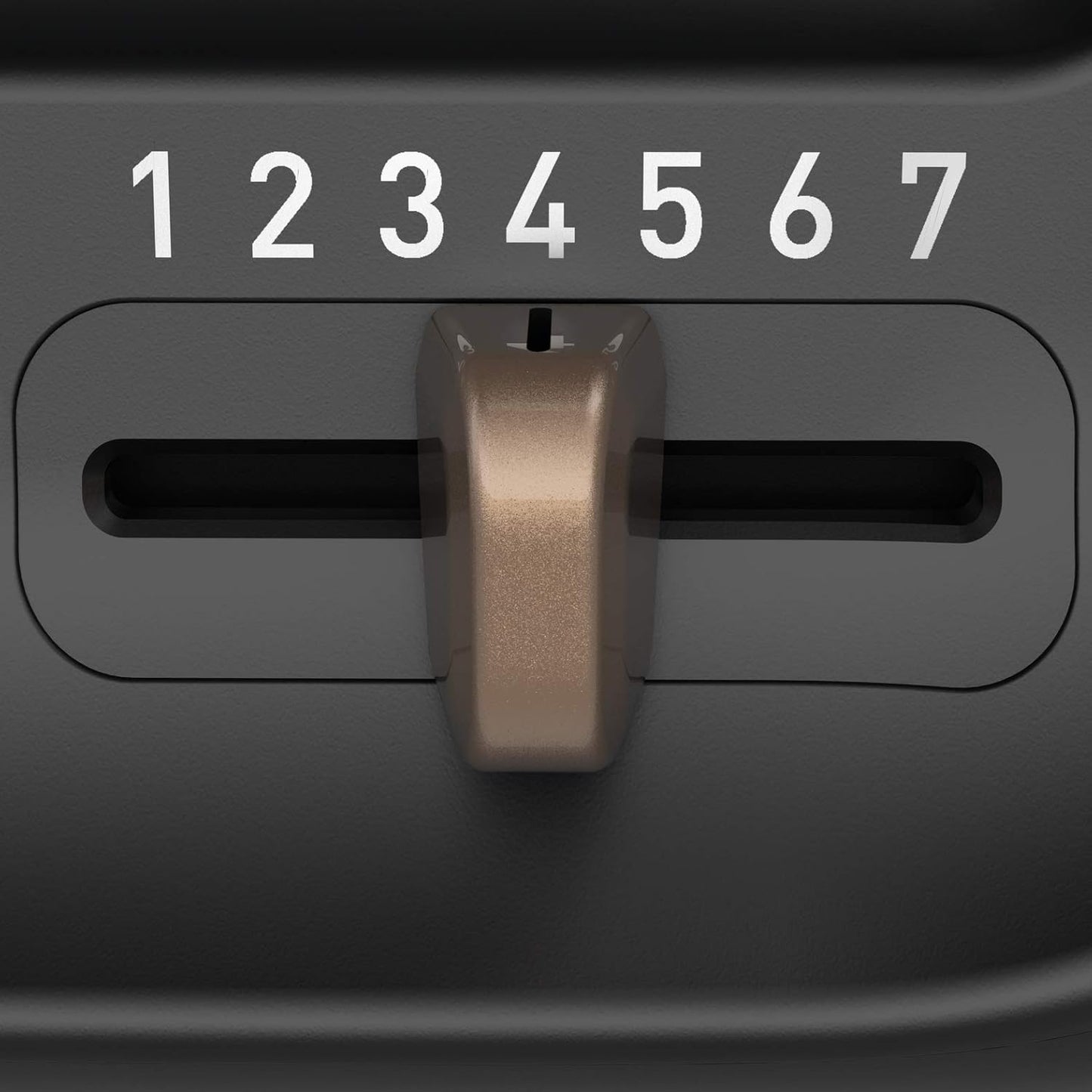 Toaster mit Magnetklammern und Krümelschublade
