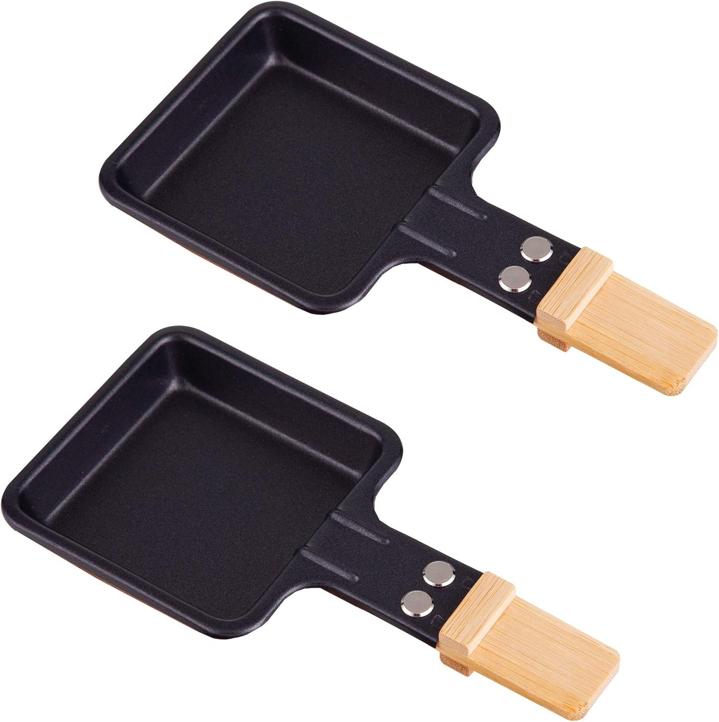 2-teiliges Raclette Grill Pfännchen Set