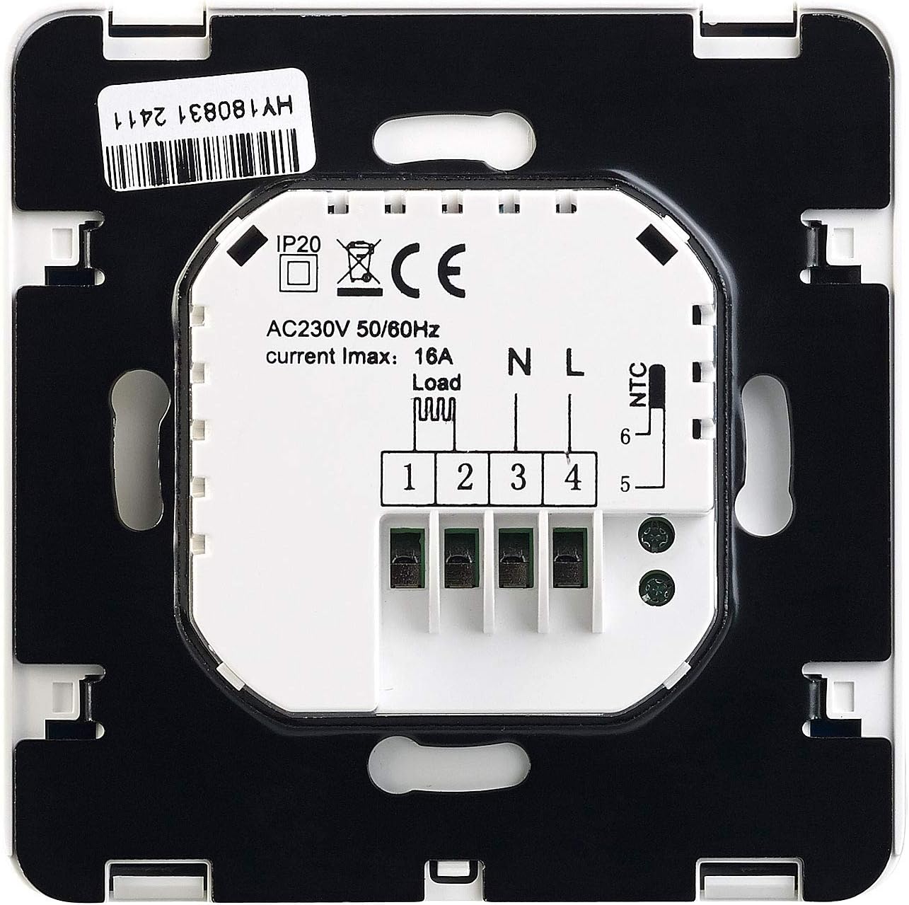 Programmierbares Wandthermostat für Fussbodenheizungen