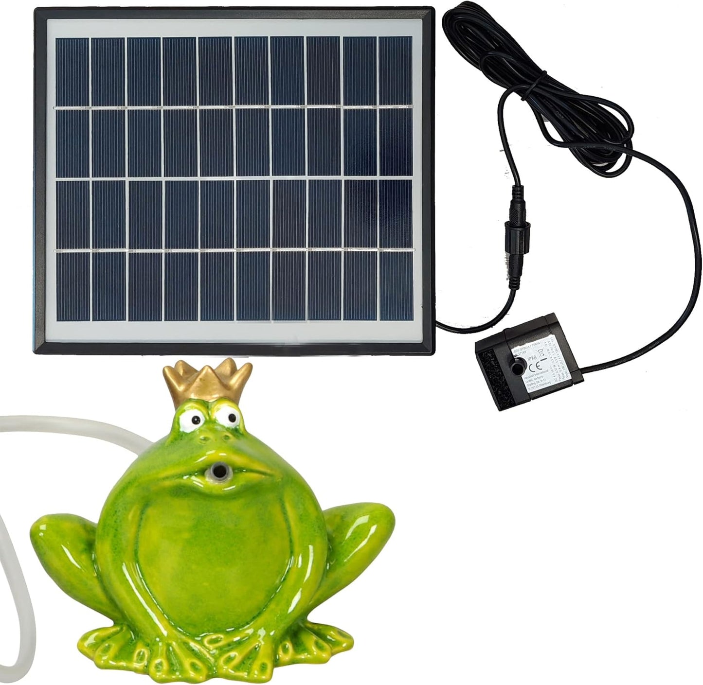 Solar-Wasserspeier Frosch