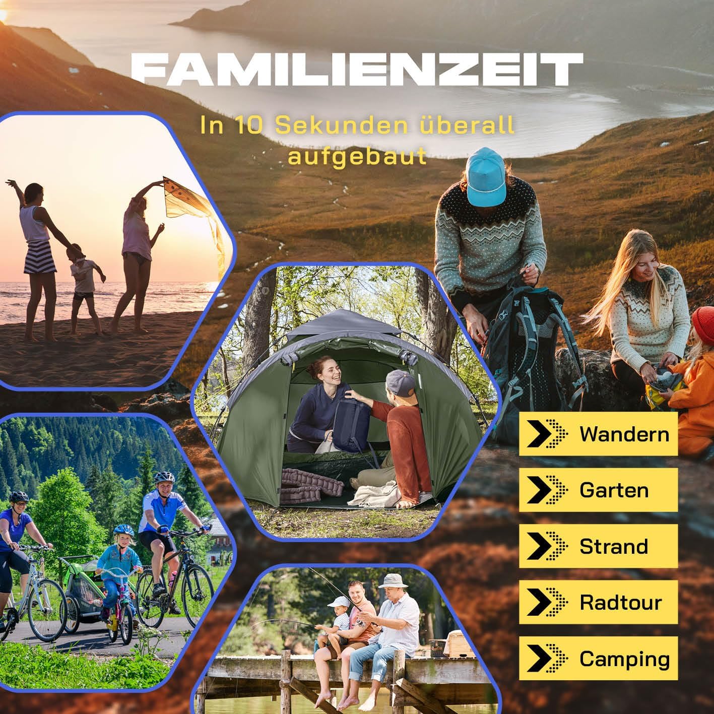Kuppelzelt, Grün