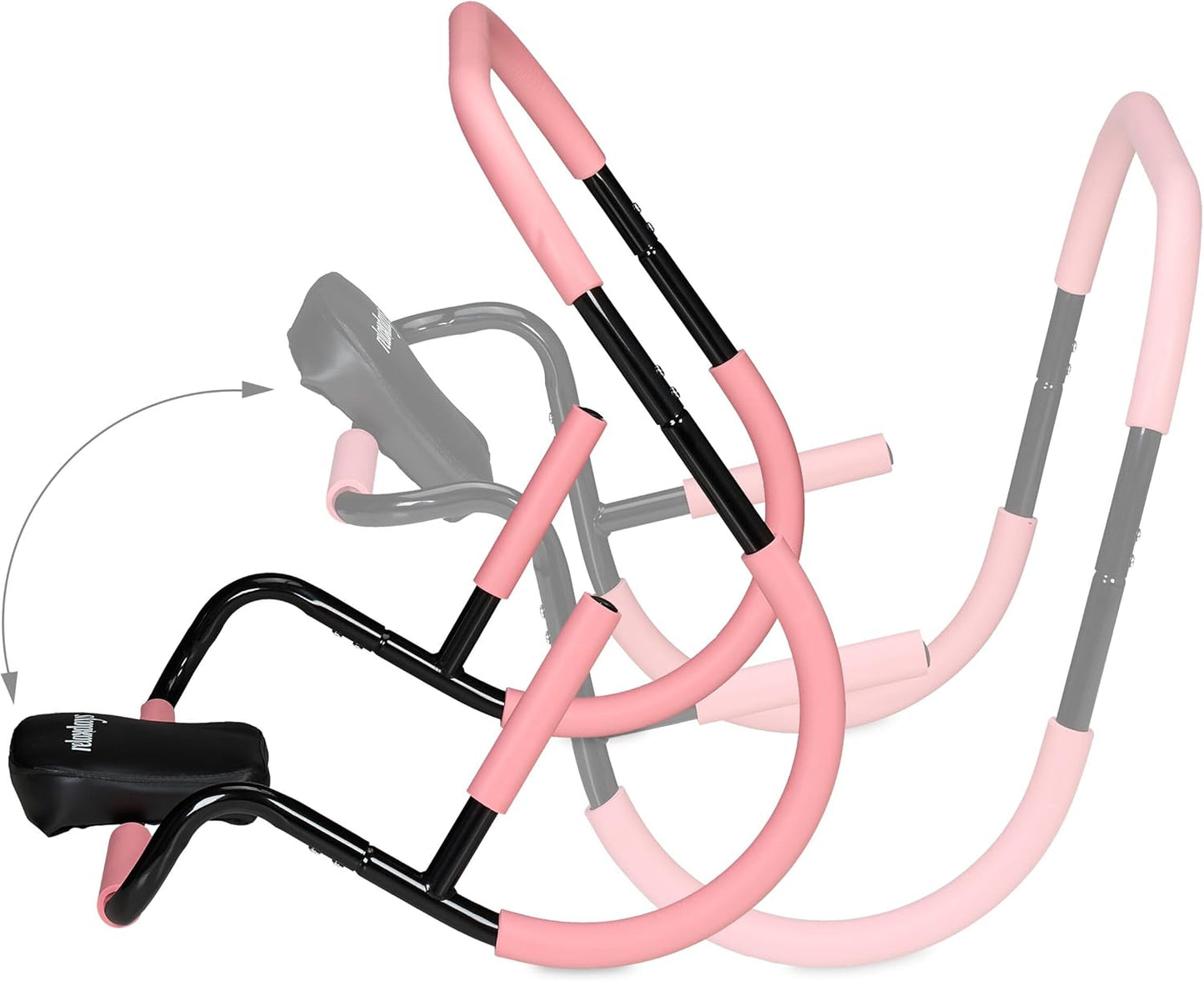Bauchmuskeltrainer für effektives Heimtraining, rosa