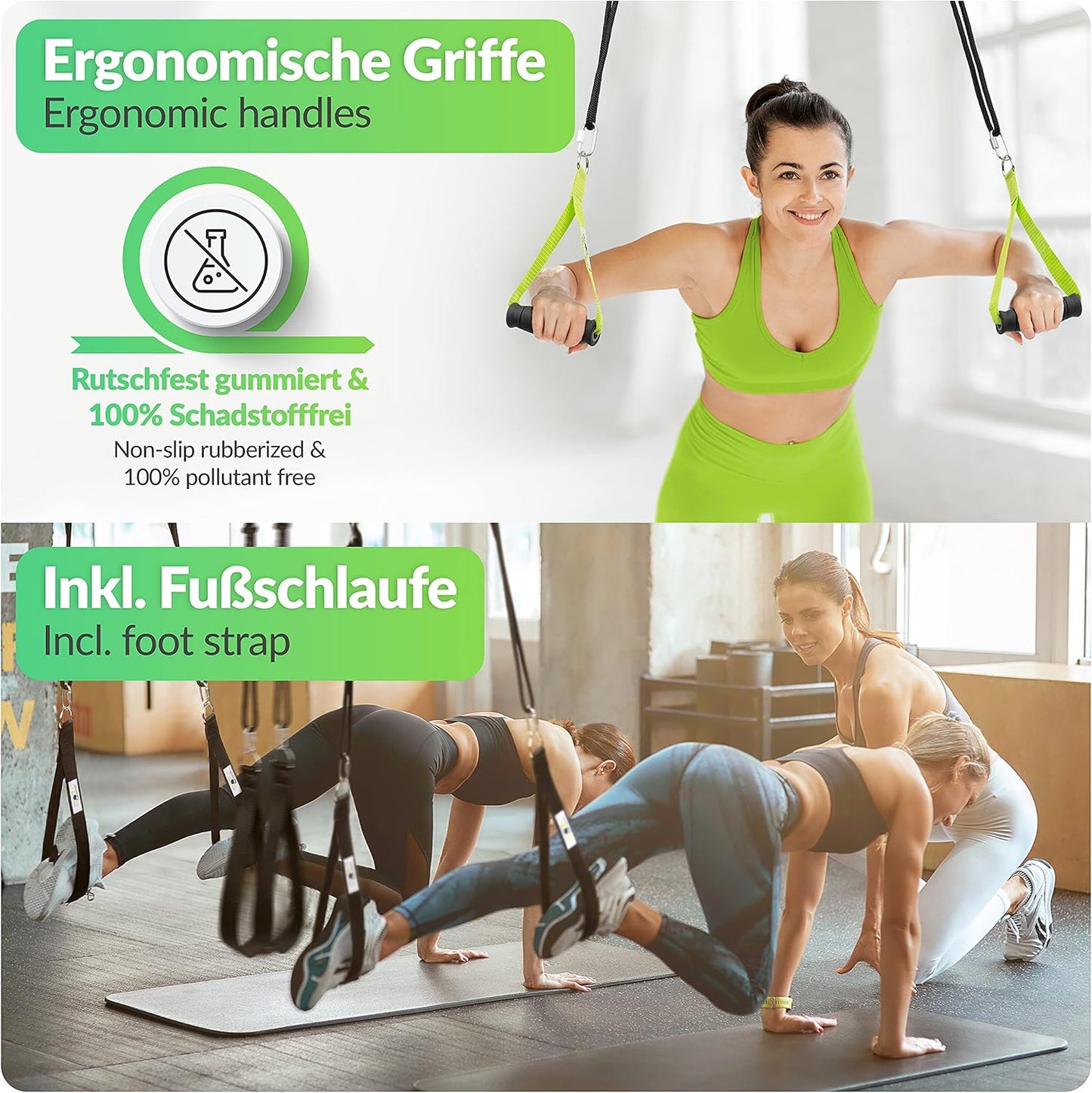 Schlingentrainer Set, Sling Basic Schwarz
