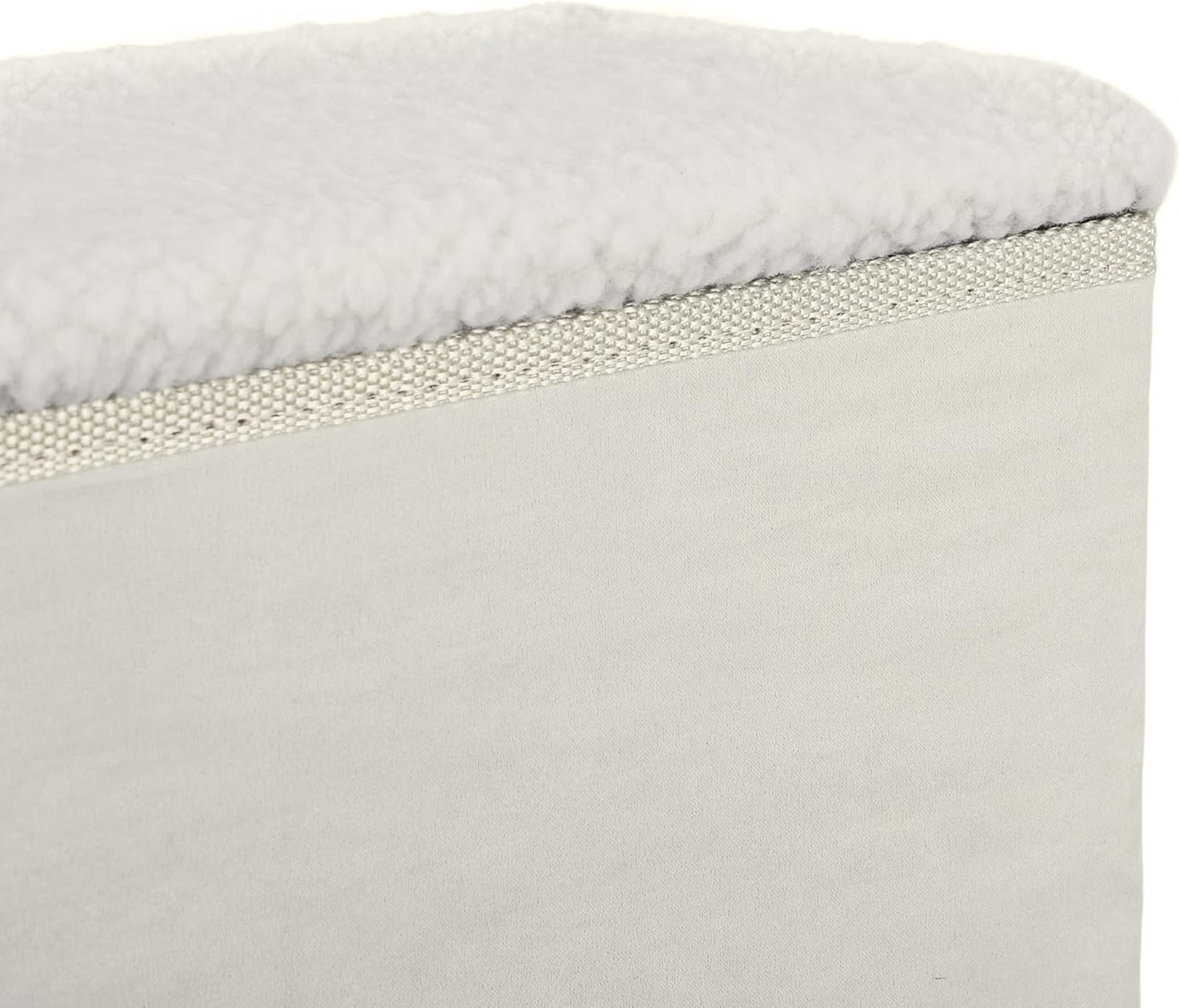 Faltbare Haustiertreppe mit Stauraum (3 Stufen), Weiss