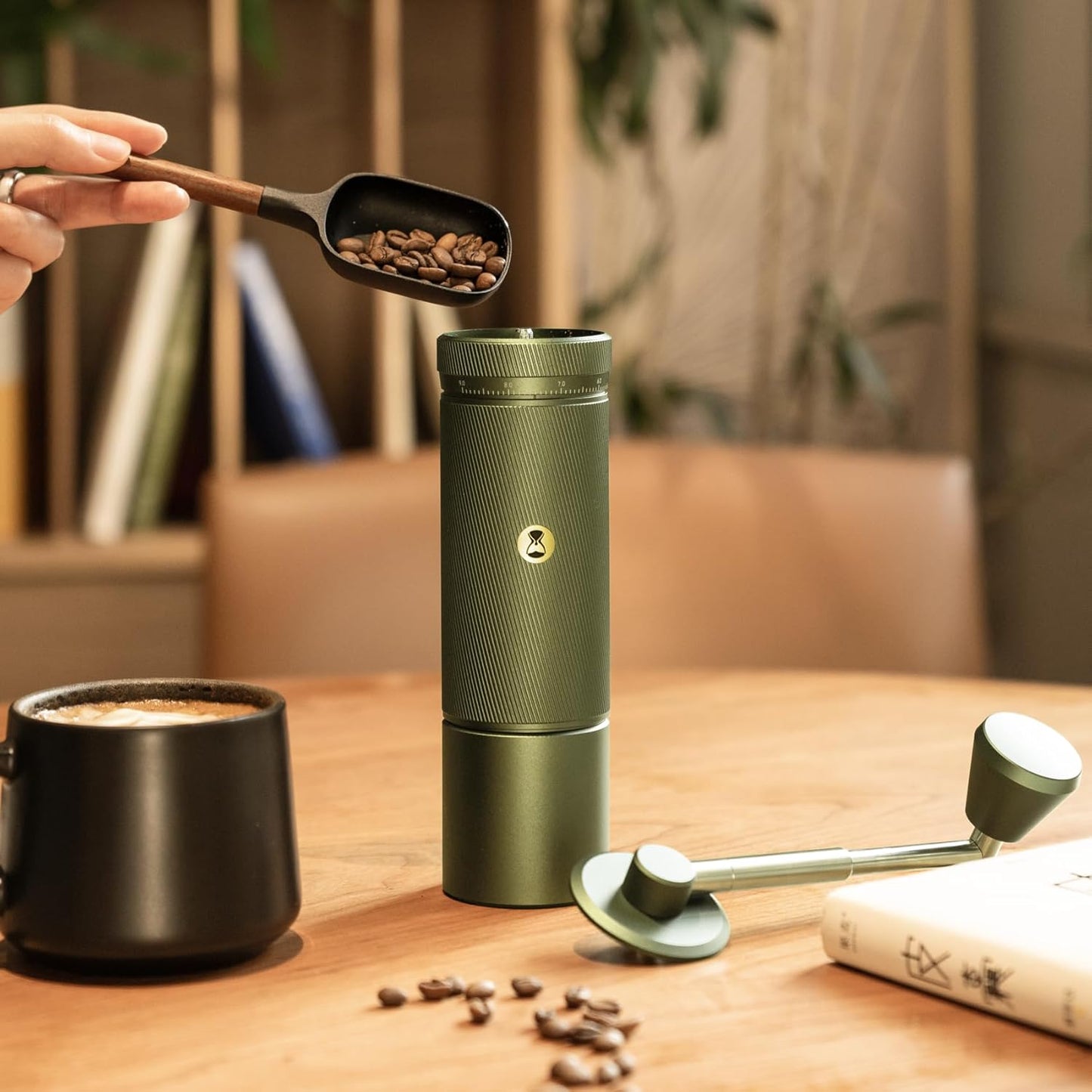 Manuelle Kaffeemühle S3, Grün