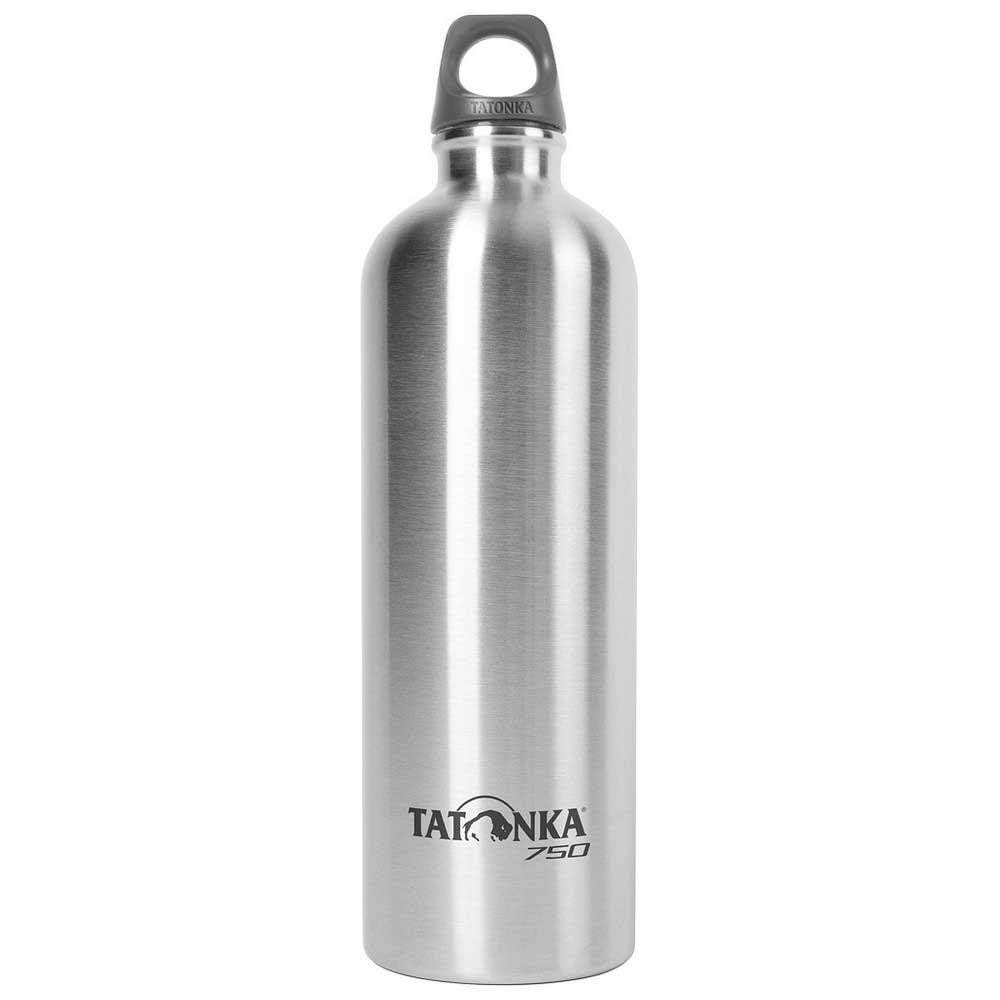 Trinkflasche mit Öse, Silber (4183) 1 Stück (1er Pack)