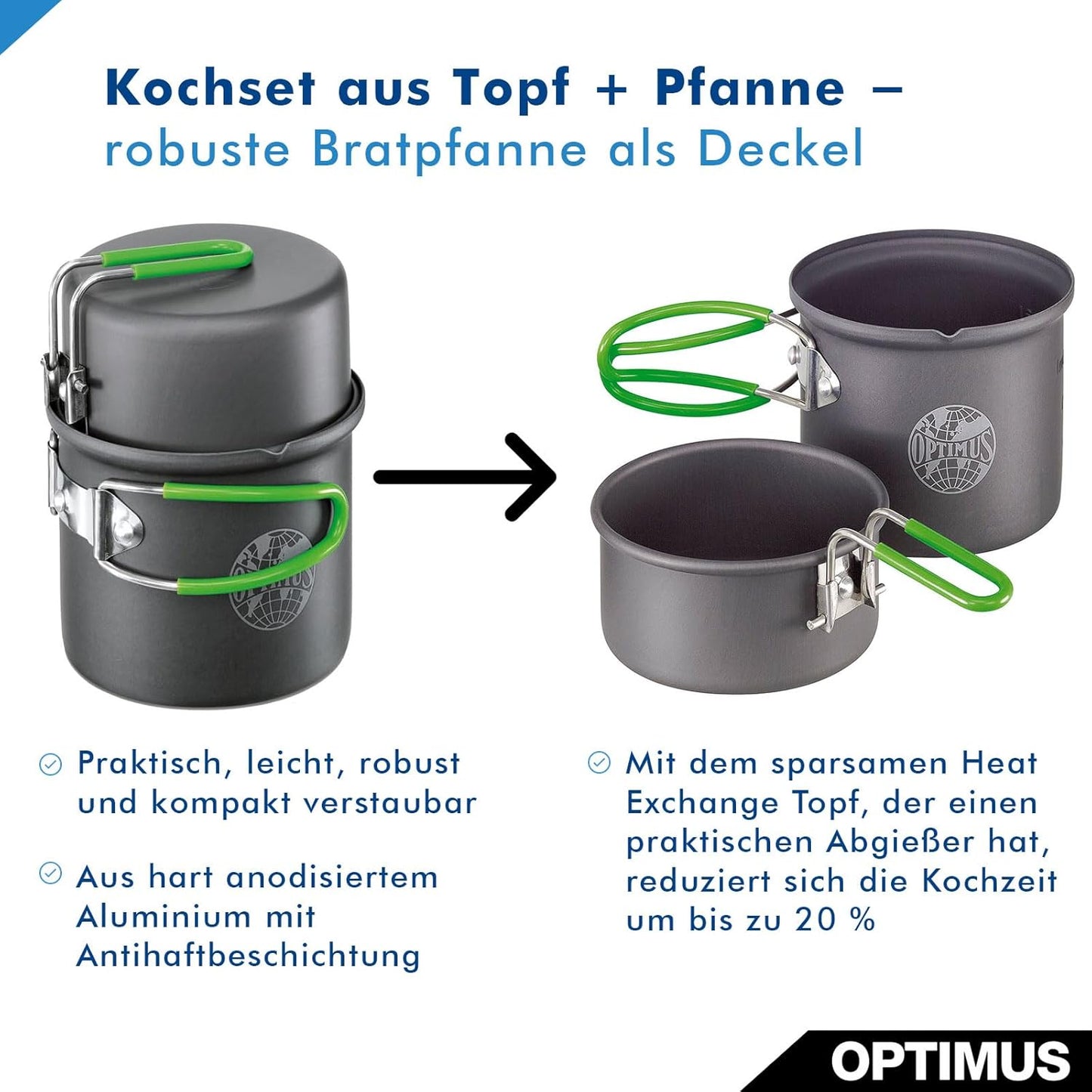 Ultraleichtes Camping-Kochset Terra Solo