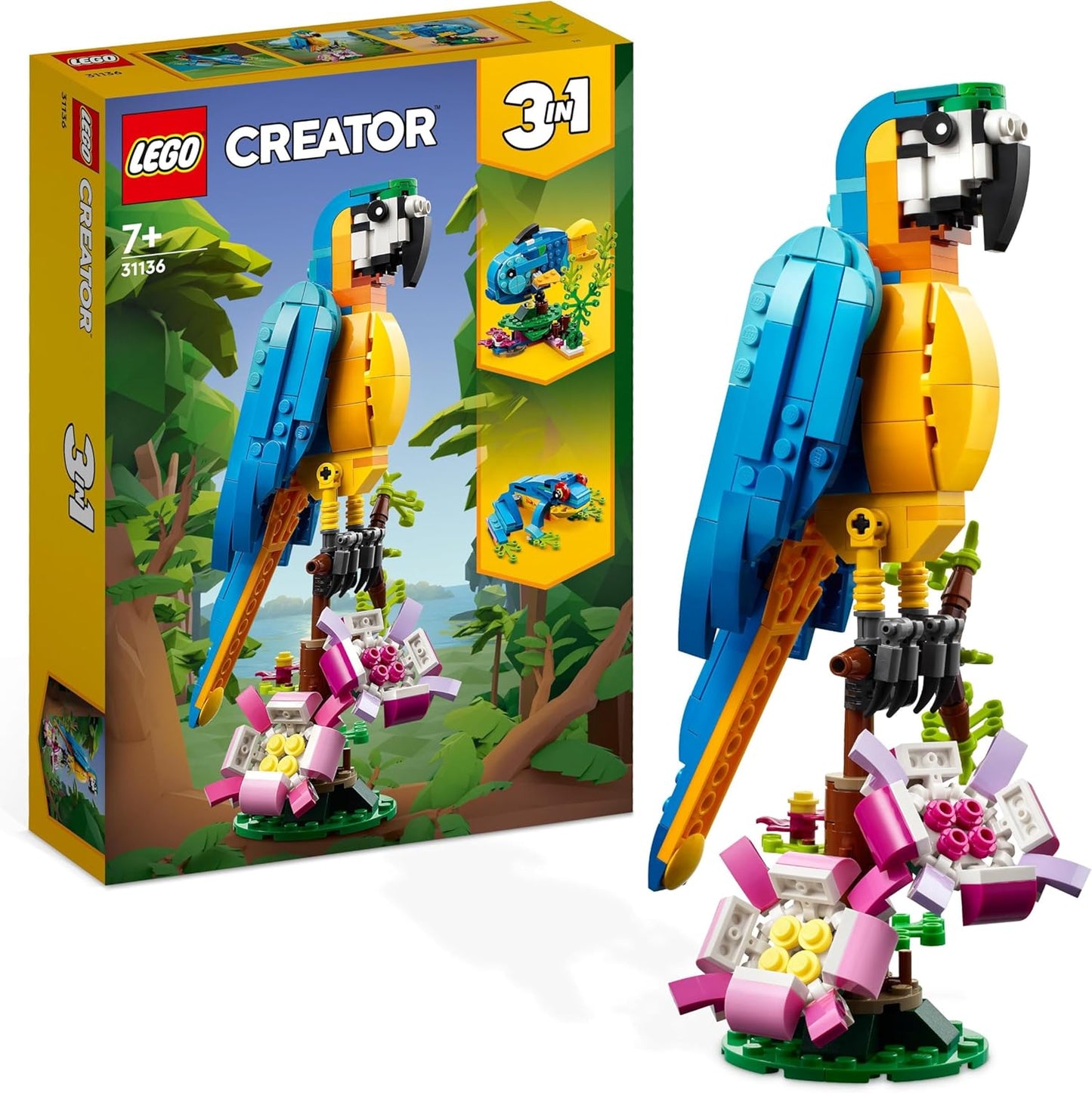 3in1 Dschungel-Tier-Figuren