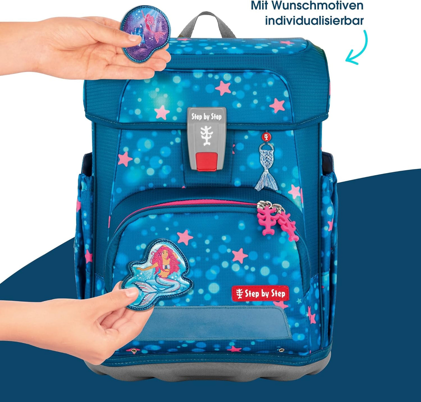 5-teiliges Schulranzen-Set, Mermaid Lola