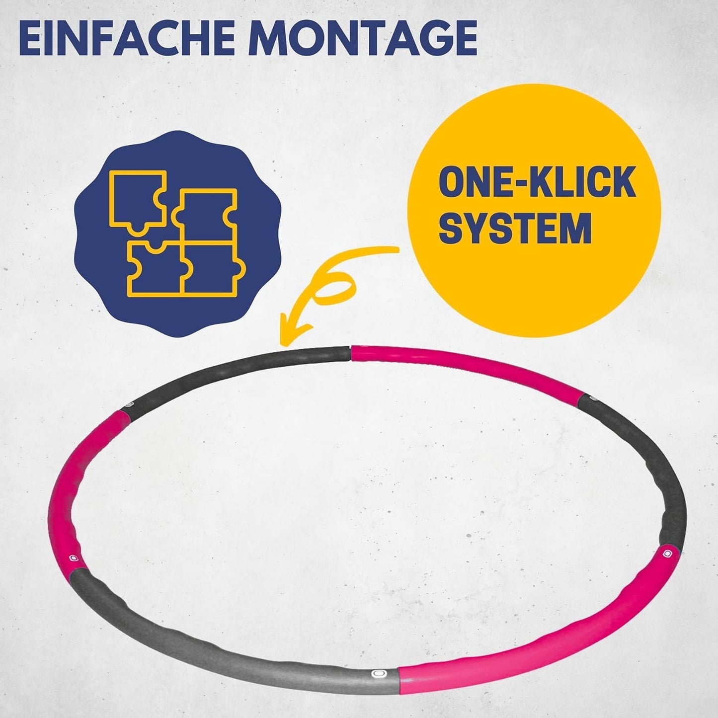 Fitnessreifen Hula Hoop, Pink
