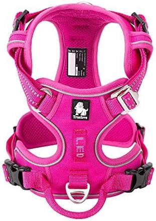 Truelove No Pull - Hundegeschirr, L Fushcia