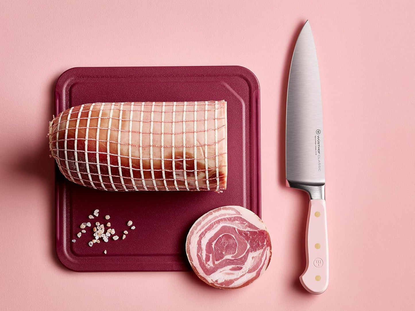 Kochmesser Classic, Pink Himalayan Salt 20 cm