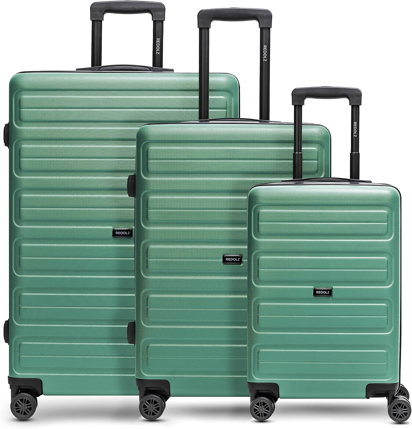 Essentials 08 3-SET 4 Rollen Kofferset 3-teilig, Green Blue / Kofferset (3-teilig)